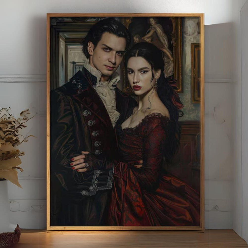 Vampire Romance | Custom Halloween Portrait